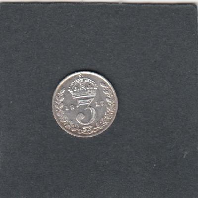 Beschrijving: 3 Pence EDWARD V